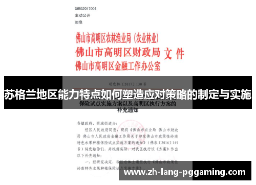 苏格兰地区能力特点如何塑造应对策略的制定与实施